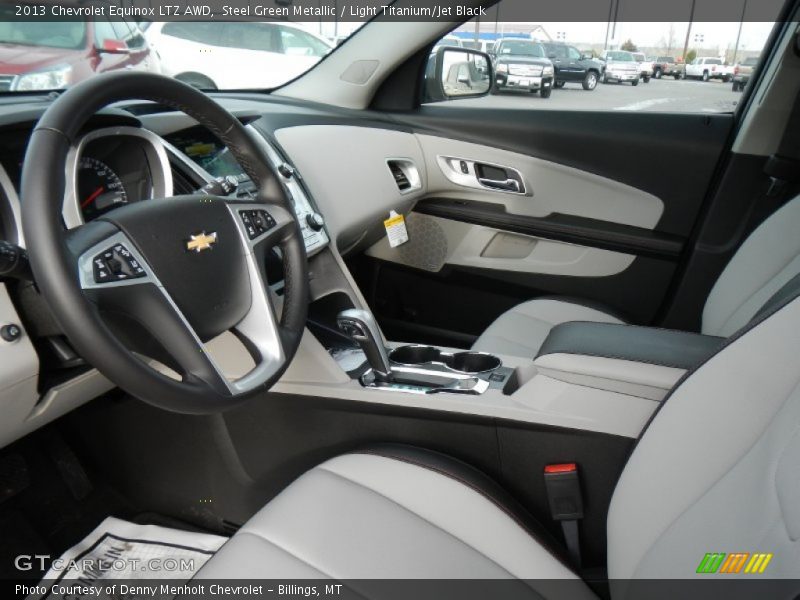  2013 Equinox LTZ AWD Light Titanium/Jet Black Interior