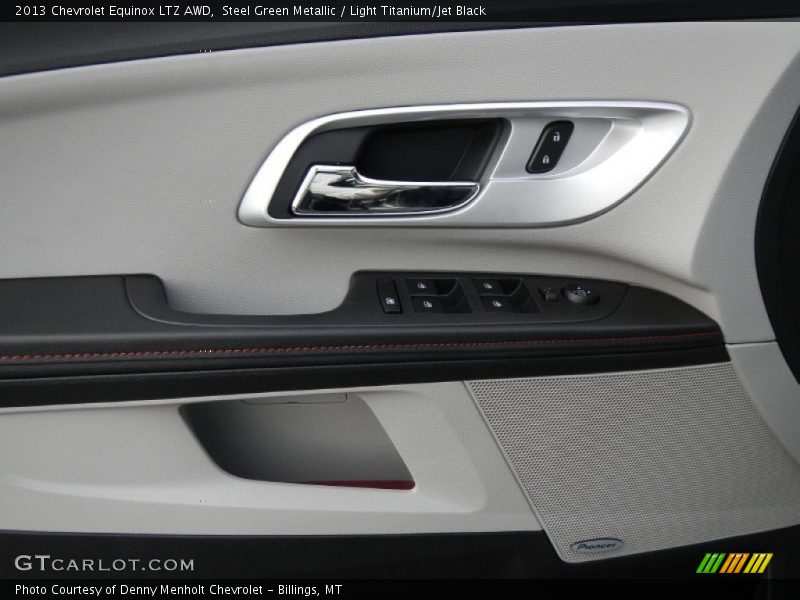 Steel Green Metallic / Light Titanium/Jet Black 2013 Chevrolet Equinox LTZ AWD