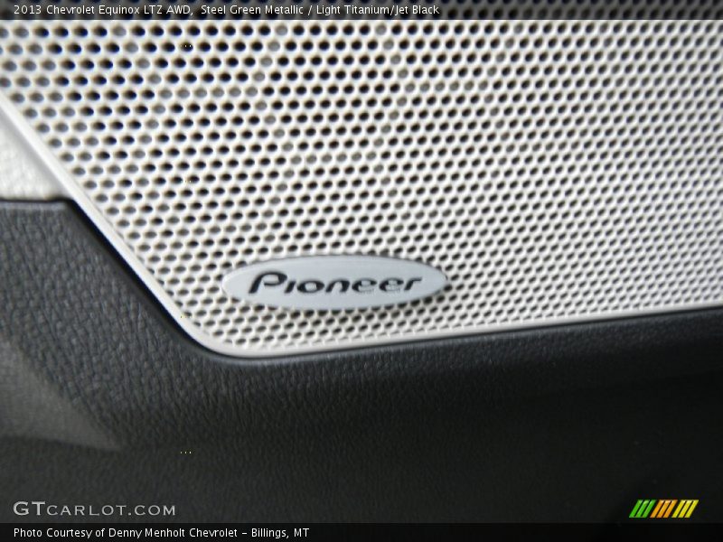 Steel Green Metallic / Light Titanium/Jet Black 2013 Chevrolet Equinox LTZ AWD