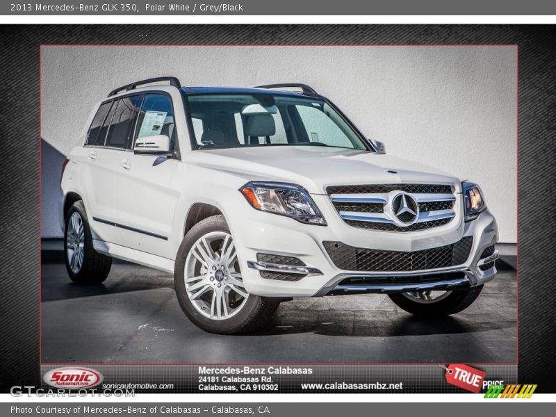 Polar White / Grey/Black 2013 Mercedes-Benz GLK 350