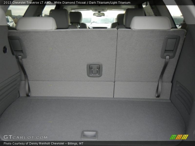 White Diamond Tricoat / Dark Titanium/Light Titanium 2013 Chevrolet Traverse LT AWD