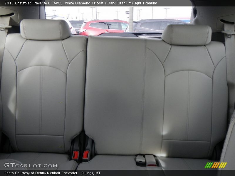 White Diamond Tricoat / Dark Titanium/Light Titanium 2013 Chevrolet Traverse LT AWD