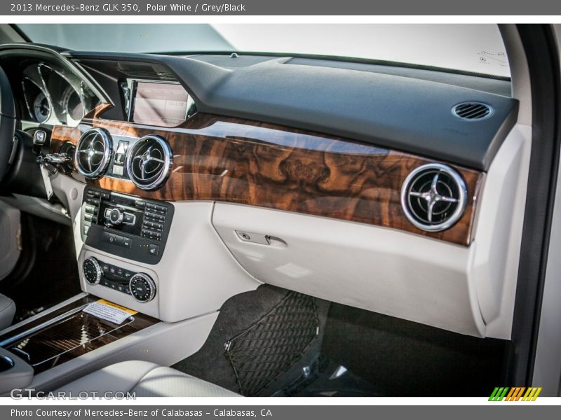 Polar White / Grey/Black 2013 Mercedes-Benz GLK 350