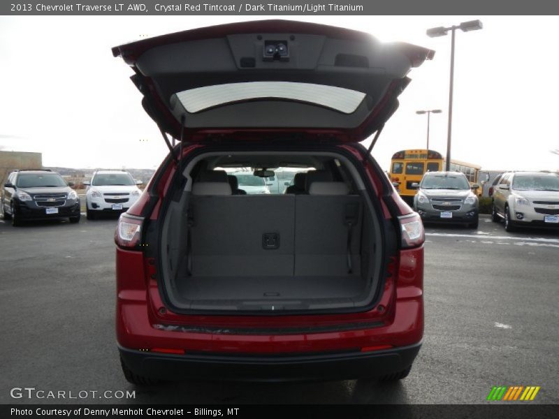 Crystal Red Tintcoat / Dark Titanium/Light Titanium 2013 Chevrolet Traverse LT AWD
