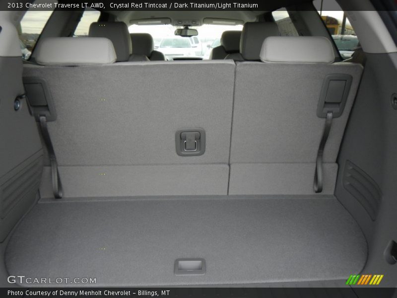 Crystal Red Tintcoat / Dark Titanium/Light Titanium 2013 Chevrolet Traverse LT AWD