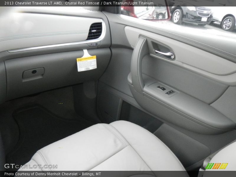 Crystal Red Tintcoat / Dark Titanium/Light Titanium 2013 Chevrolet Traverse LT AWD