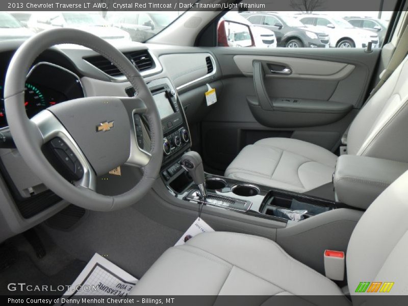  2013 Traverse LT AWD Dark Titanium/Light Titanium Interior