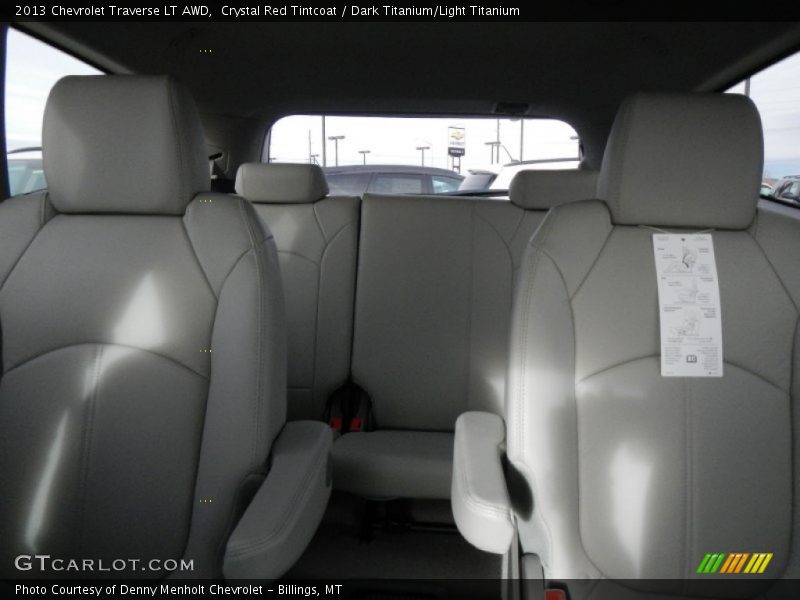 Crystal Red Tintcoat / Dark Titanium/Light Titanium 2013 Chevrolet Traverse LT AWD