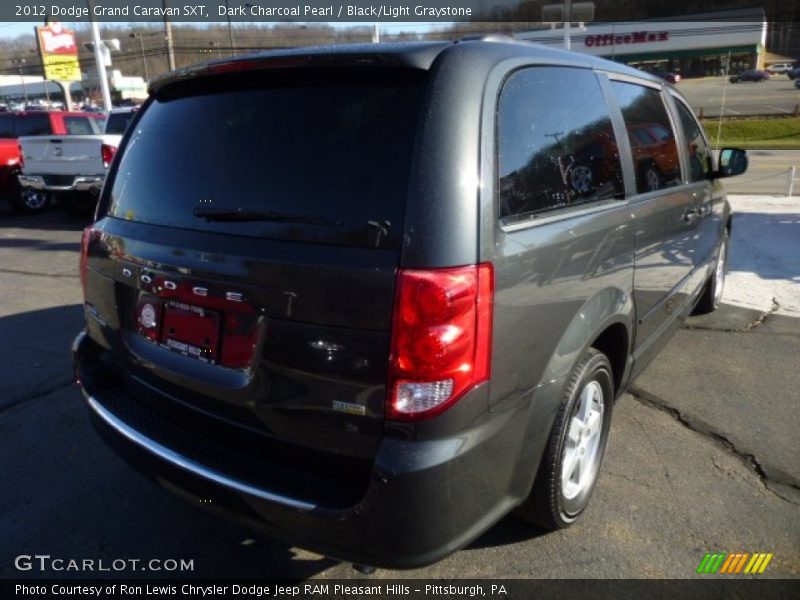 Dark Charcoal Pearl / Black/Light Graystone 2012 Dodge Grand Caravan SXT