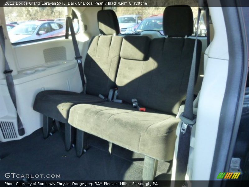 Dark Charcoal Pearl / Black/Light Graystone 2012 Dodge Grand Caravan SXT