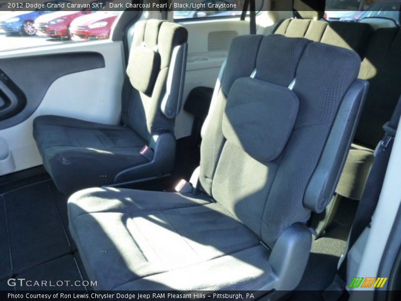 Dark Charcoal Pearl / Black/Light Graystone 2012 Dodge Grand Caravan SXT