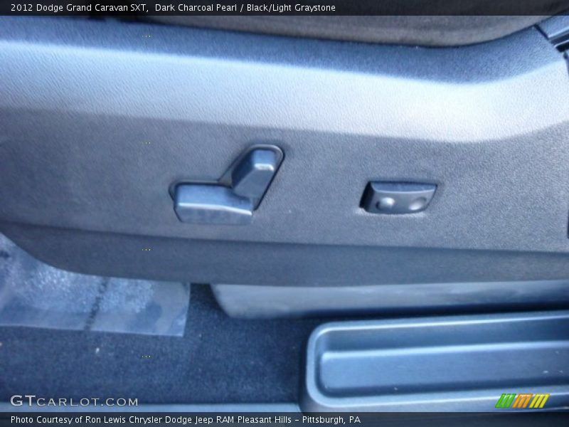 Dark Charcoal Pearl / Black/Light Graystone 2012 Dodge Grand Caravan SXT
