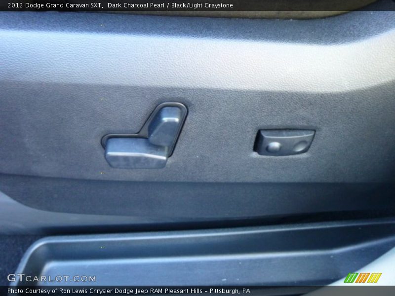 Dark Charcoal Pearl / Black/Light Graystone 2012 Dodge Grand Caravan SXT