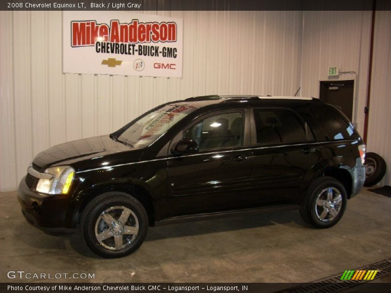 Black / Light Gray 2008 Chevrolet Equinox LT