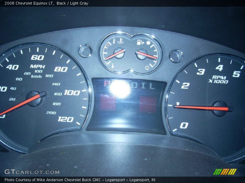 Black / Light Gray 2008 Chevrolet Equinox LT