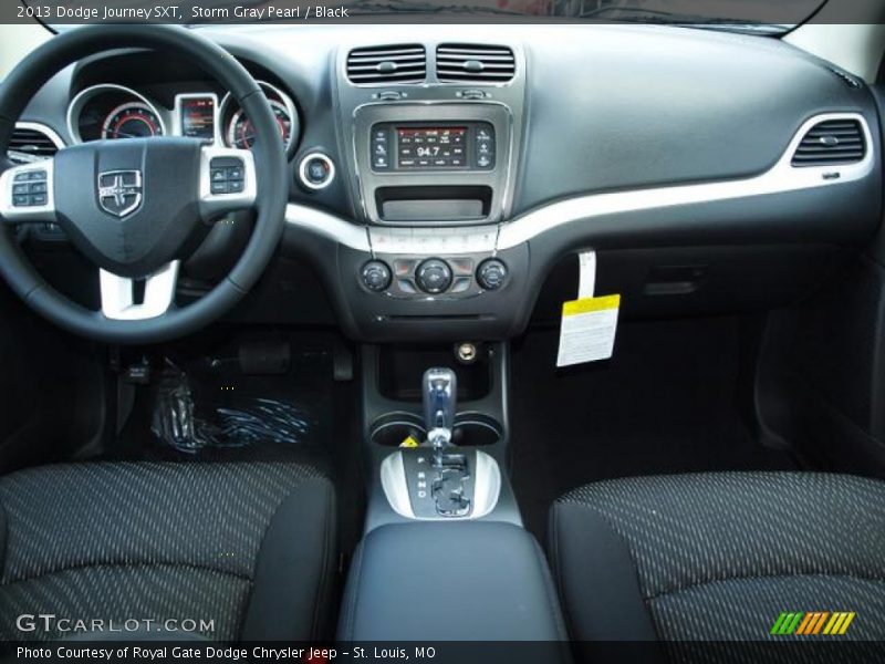 Storm Gray Pearl / Black 2013 Dodge Journey SXT