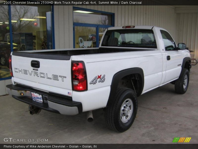 Summit White / Dark Charcoal 2005 Chevrolet Silverado 2500HD Work Truck Regular Cab 4x4