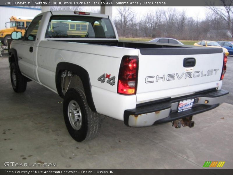 Summit White / Dark Charcoal 2005 Chevrolet Silverado 2500HD Work Truck Regular Cab 4x4