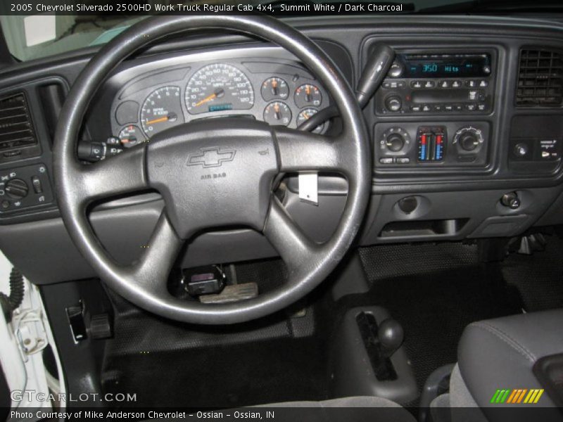 Summit White / Dark Charcoal 2005 Chevrolet Silverado 2500HD Work Truck Regular Cab 4x4