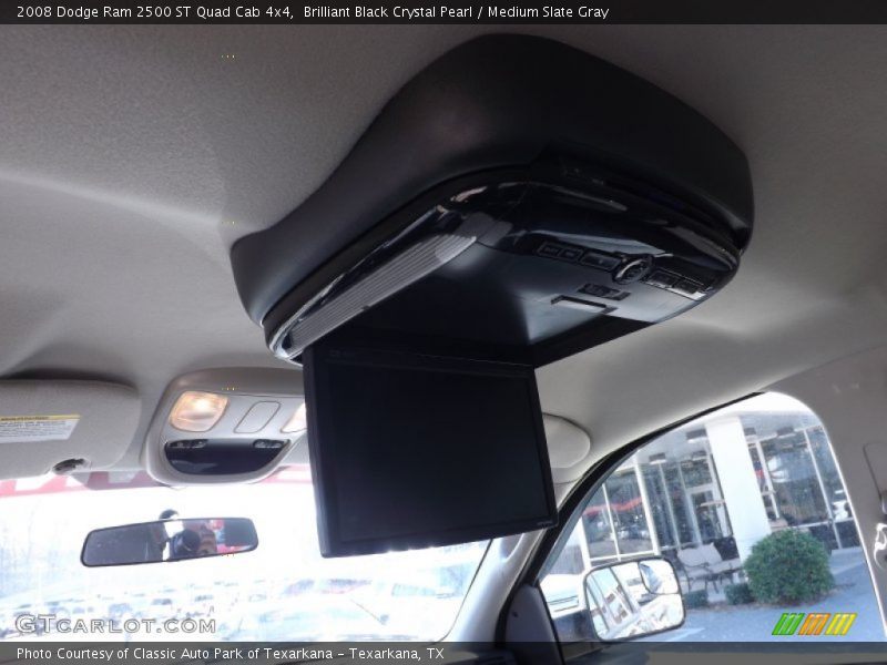 Brilliant Black Crystal Pearl / Medium Slate Gray 2008 Dodge Ram 2500 ST Quad Cab 4x4