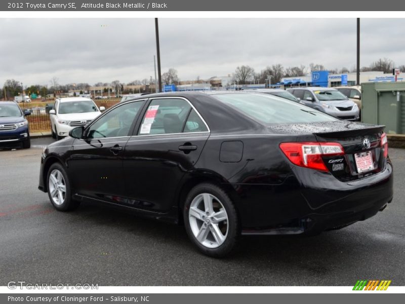 Attitude Black Metallic / Black 2012 Toyota Camry SE