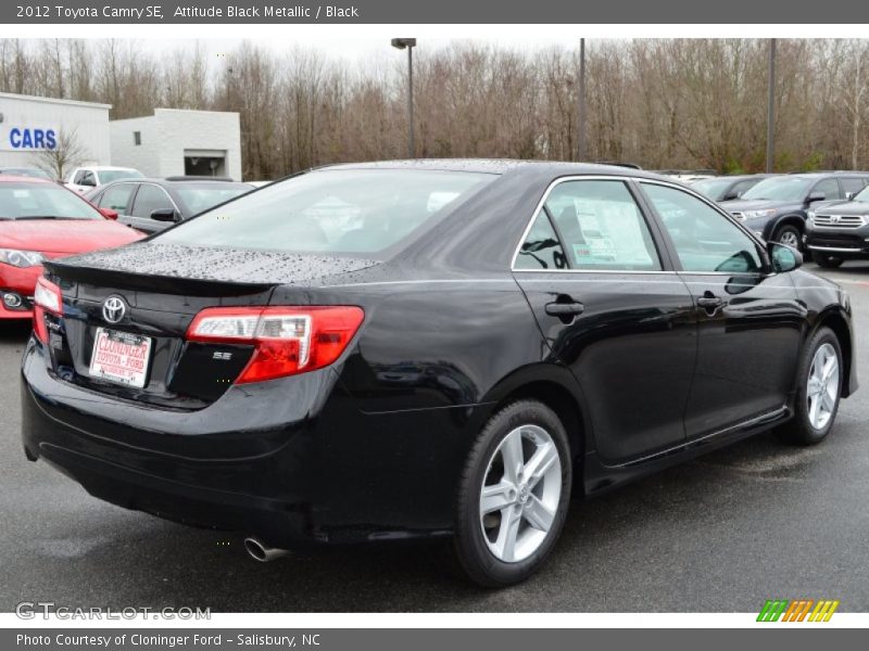 Attitude Black Metallic / Black 2012 Toyota Camry SE