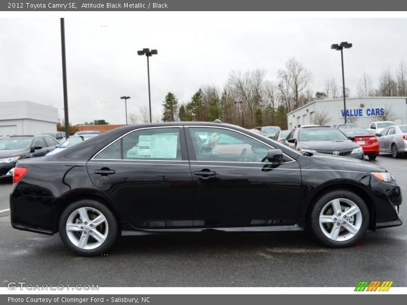 Attitude Black Metallic / Black 2012 Toyota Camry SE