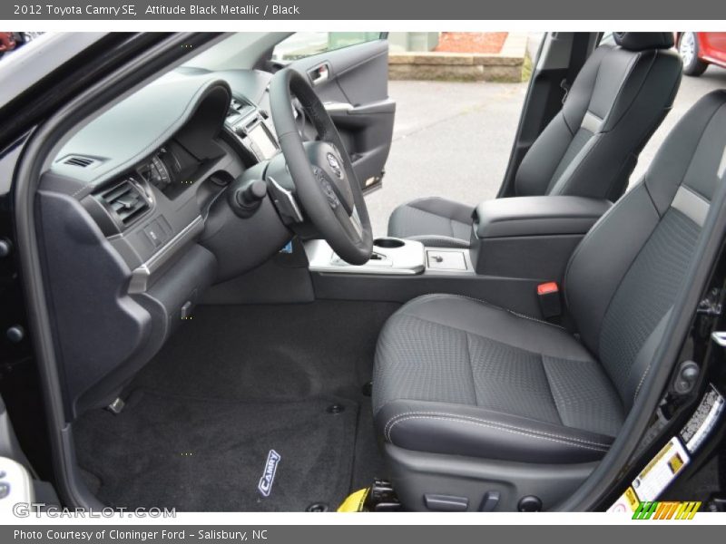 Attitude Black Metallic / Black 2012 Toyota Camry SE