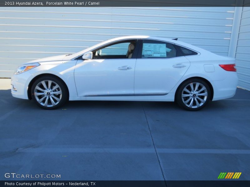 Porcelain White Pearl / Camel 2013 Hyundai Azera