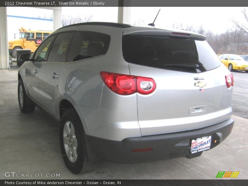 Silver Ice Metallic / Ebony 2012 Chevrolet Traverse LT