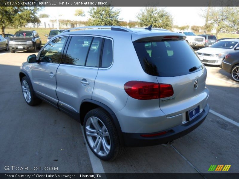 Reflex Silver Metallic / Black 2013 Volkswagen Tiguan SEL