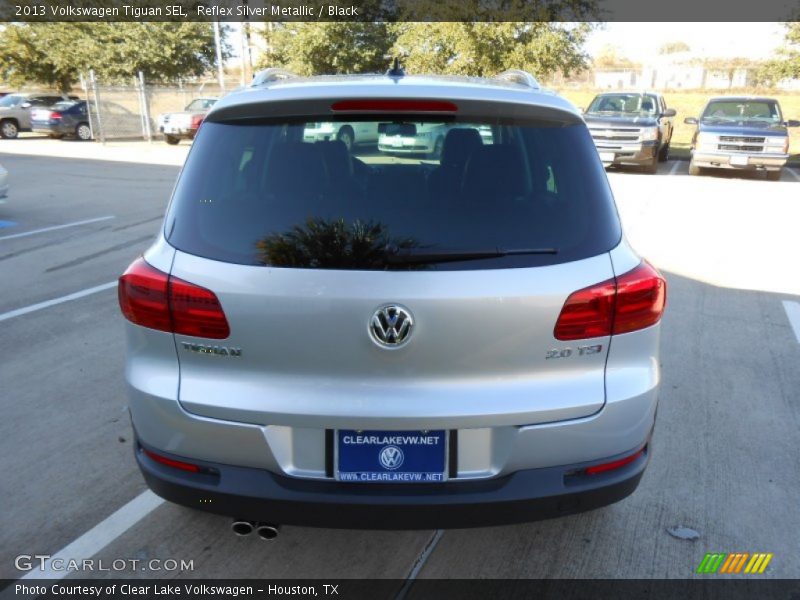 Reflex Silver Metallic / Black 2013 Volkswagen Tiguan SEL