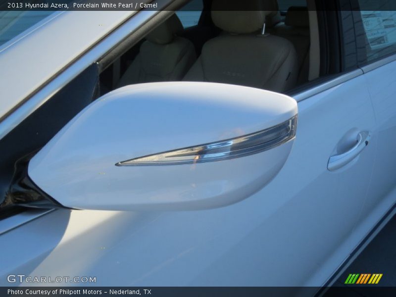 Porcelain White Pearl / Camel 2013 Hyundai Azera