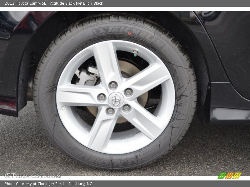 Attitude Black Metallic / Black 2012 Toyota Camry SE