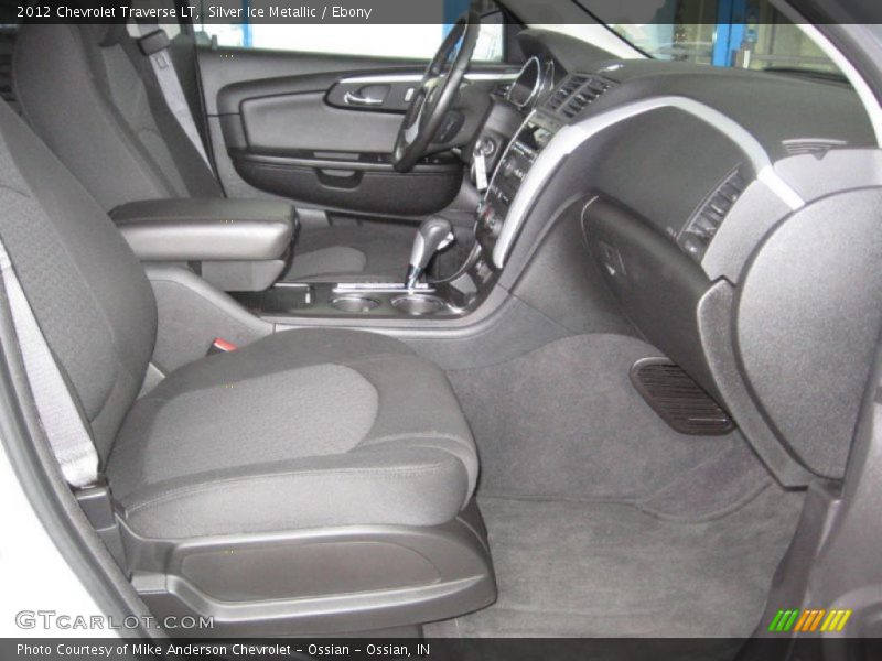 Silver Ice Metallic / Ebony 2012 Chevrolet Traverse LT