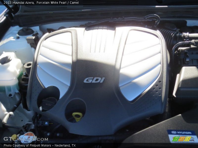  2013 Azera  Engine - 3.3 Liter GDI DOHC 24-Valve Dual-CVVT V6