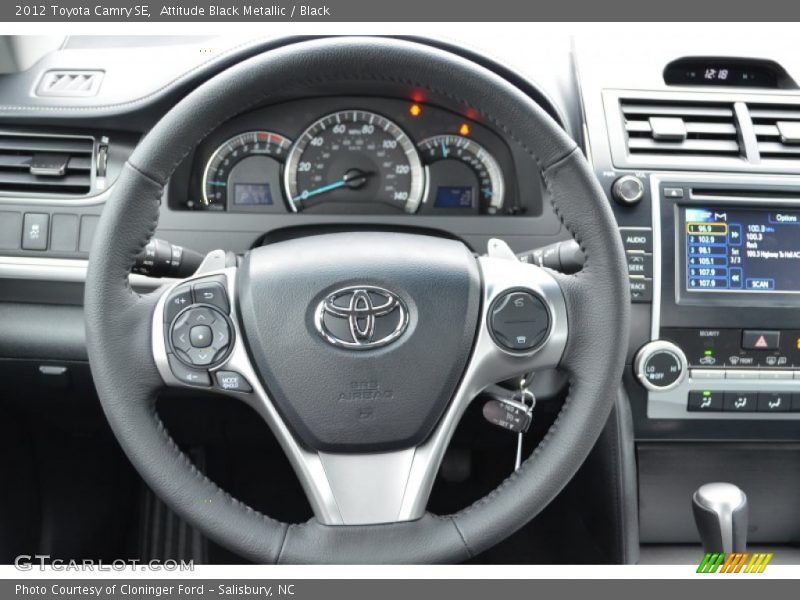 Attitude Black Metallic / Black 2012 Toyota Camry SE