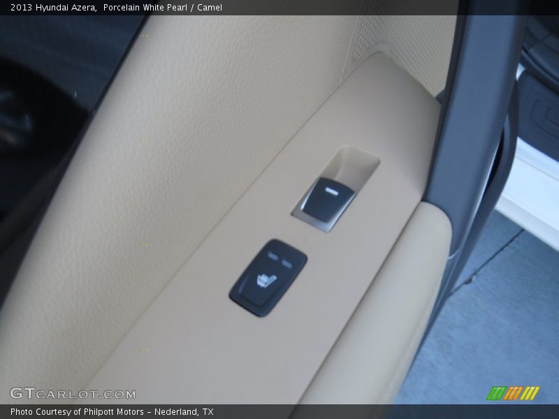 Porcelain White Pearl / Camel 2013 Hyundai Azera