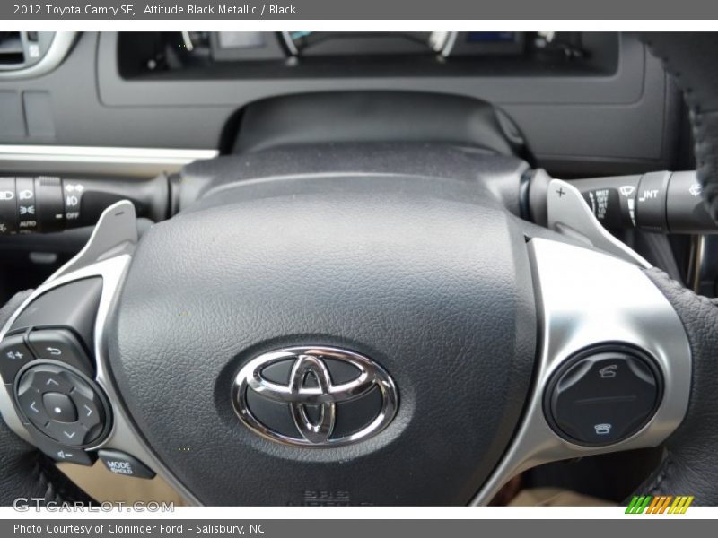 Attitude Black Metallic / Black 2012 Toyota Camry SE