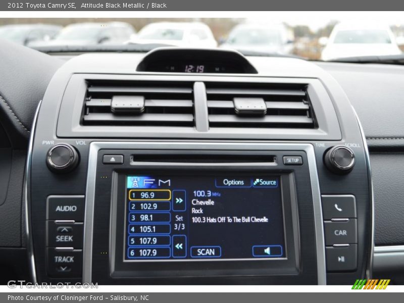 Attitude Black Metallic / Black 2012 Toyota Camry SE