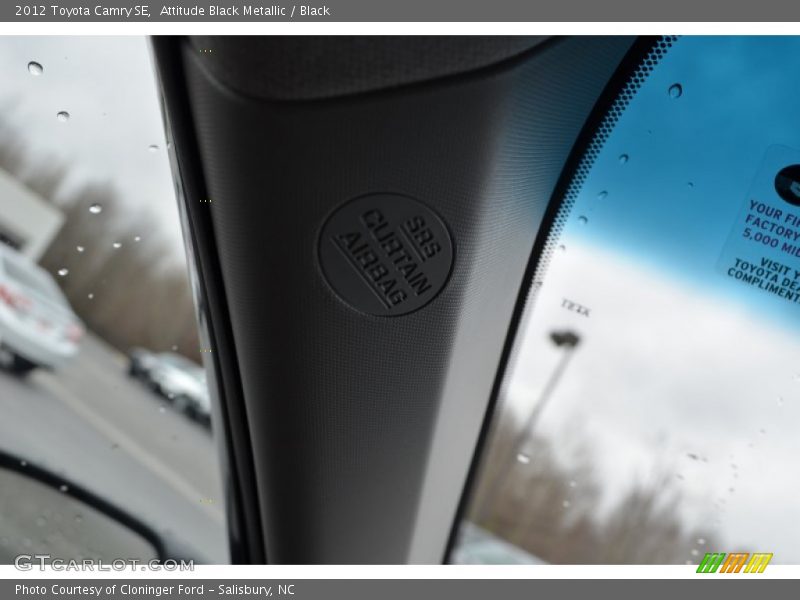 Attitude Black Metallic / Black 2012 Toyota Camry SE