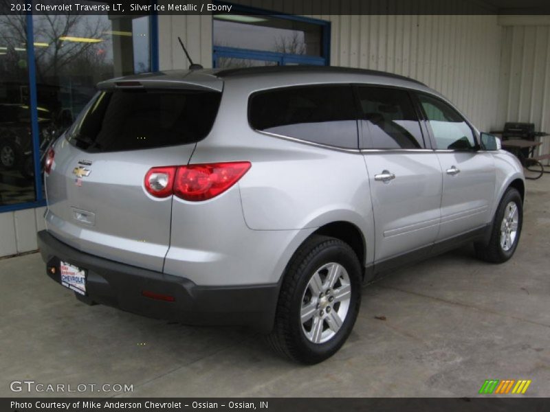 Silver Ice Metallic / Ebony 2012 Chevrolet Traverse LT