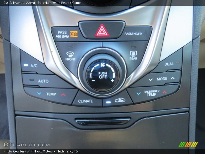 Controls of 2013 Azera 