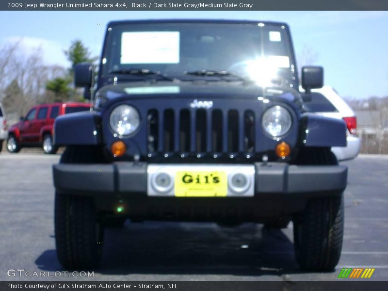 Black / Dark Slate Gray/Medium Slate Gray 2009 Jeep Wrangler Unlimited Sahara 4x4