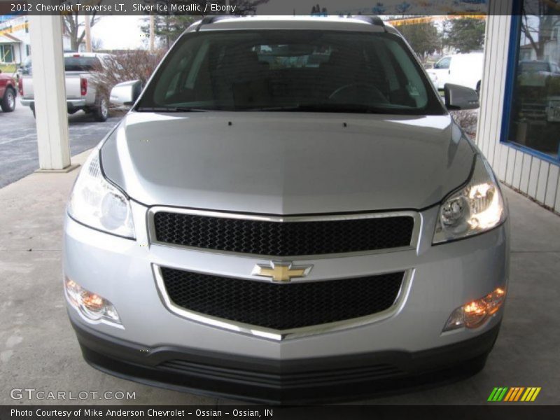 Silver Ice Metallic / Ebony 2012 Chevrolet Traverse LT