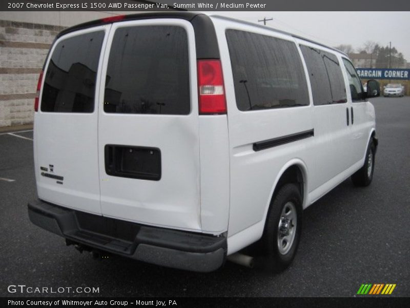 Summit White / Medium Pewter 2007 Chevrolet Express LS 1500 AWD Passenger Van