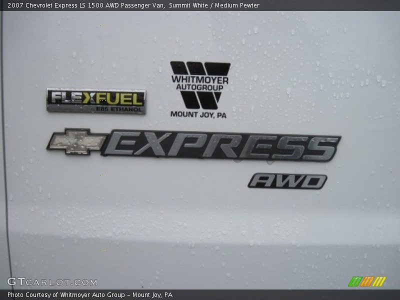 Summit White / Medium Pewter 2007 Chevrolet Express LS 1500 AWD Passenger Van