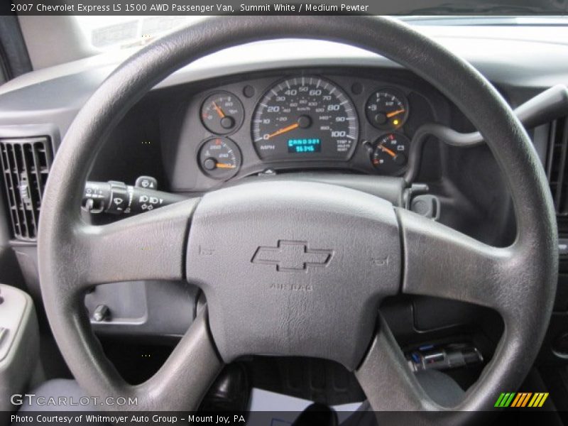 Summit White / Medium Pewter 2007 Chevrolet Express LS 1500 AWD Passenger Van