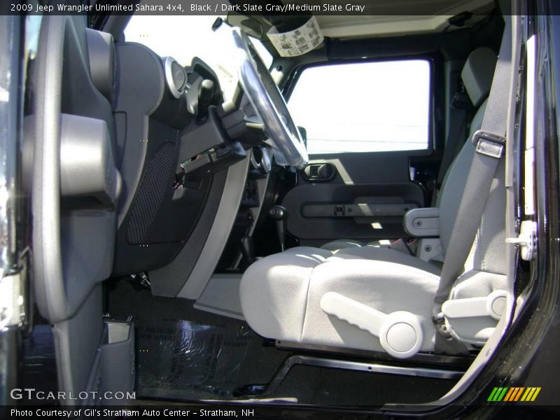 Black / Dark Slate Gray/Medium Slate Gray 2009 Jeep Wrangler Unlimited Sahara 4x4
