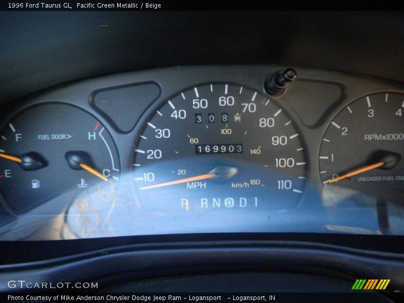  1996 Taurus GL GL Gauges